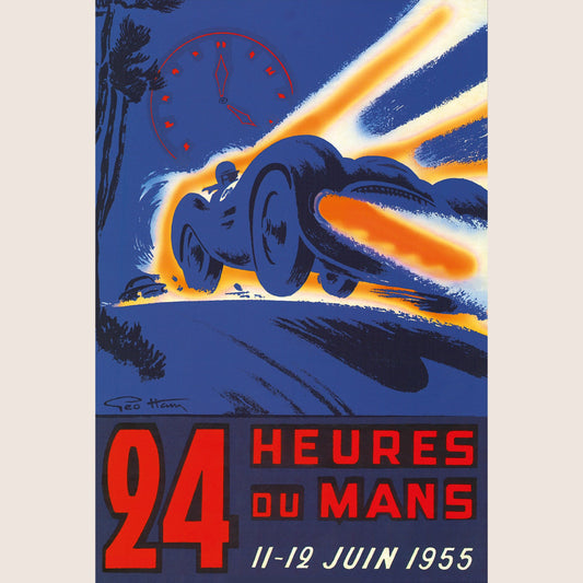 24 Heures Du Mans 1955 Poster