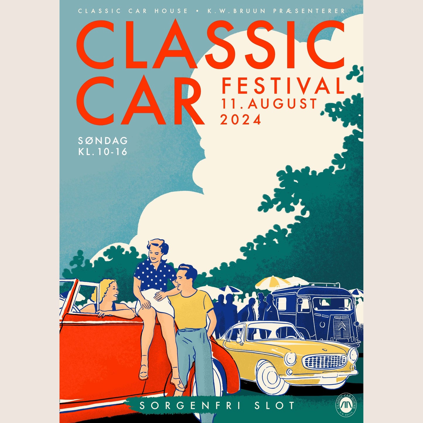 Classic Car Festival 2024 Poster - Official poster for Classic Car Festival 2024.