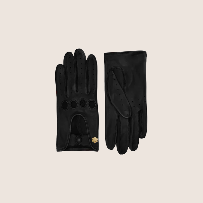 DIANA ROLLS-ROYCE - BLACK - Black - Exclusive black bag inspired by Rolls-Royce design, perfect for luxurious elegance.
