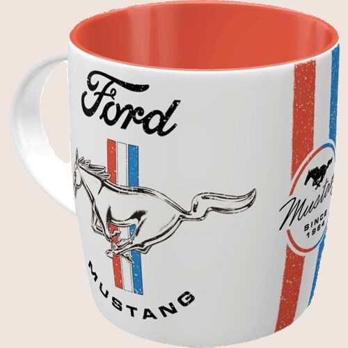 Ford Mustang - Horse & Stripes Mug