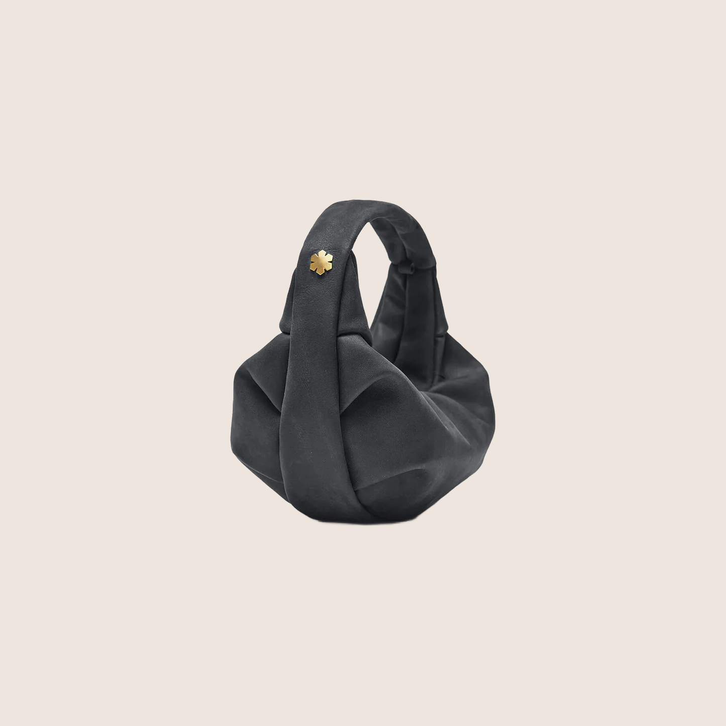 SWAN BAG MINI - CHARCOAL - Charcoal - Stylish mini Swan bag in charcoal, ideal for both everyday and evening use.