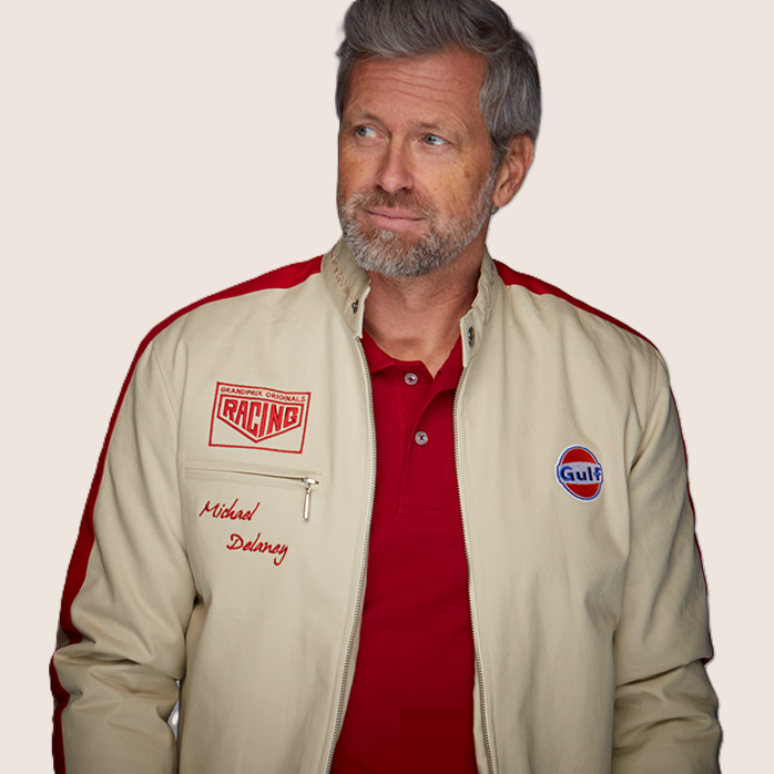 MD Blouson jacket sand - Modern MD Blouson jacket in sand color, ideal for a classic look.
