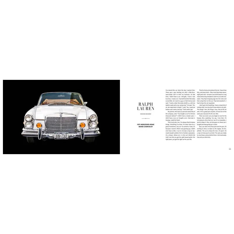 A Man & His Car - A book that explores men's relationships with their cars.