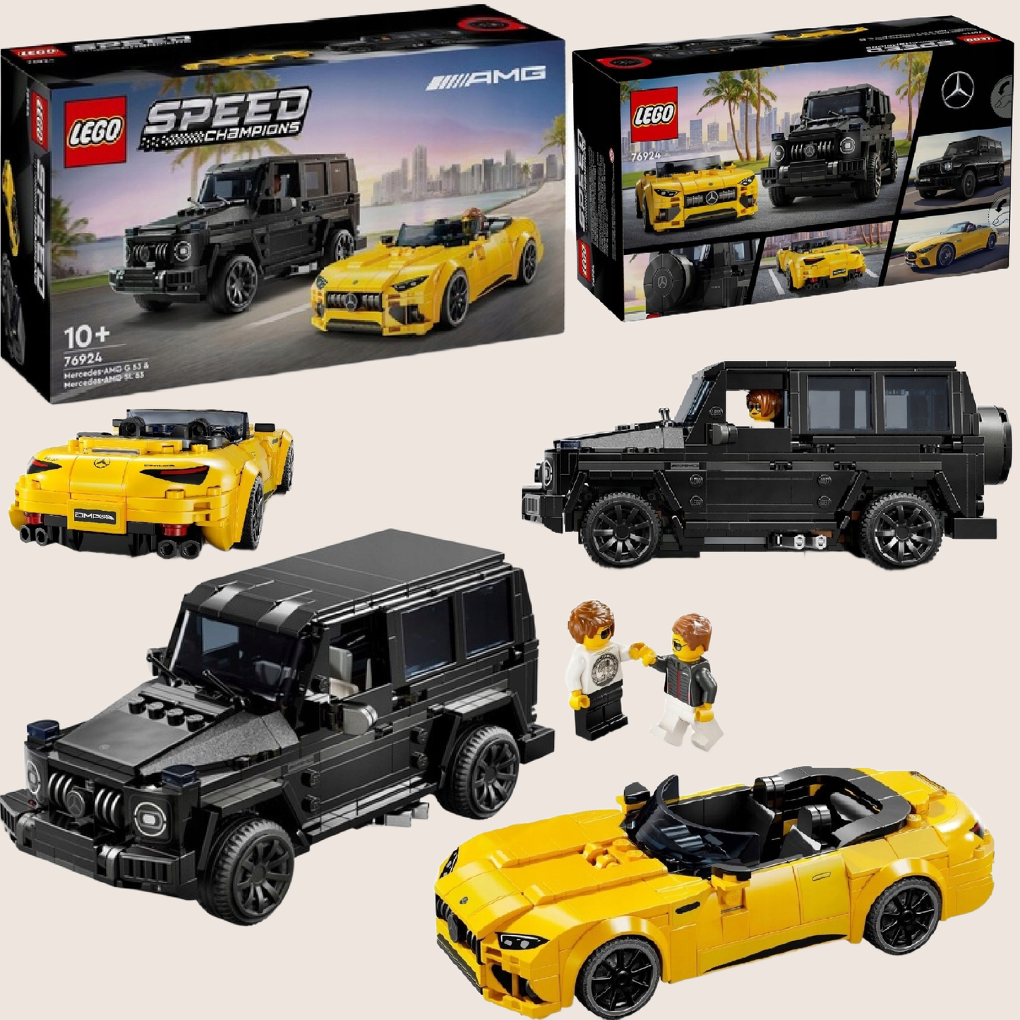 Speed Champions - Mercedes G63, SL63 AMG - LEGO Speed Champions set with Mercedes G63 and SL63 AMG.