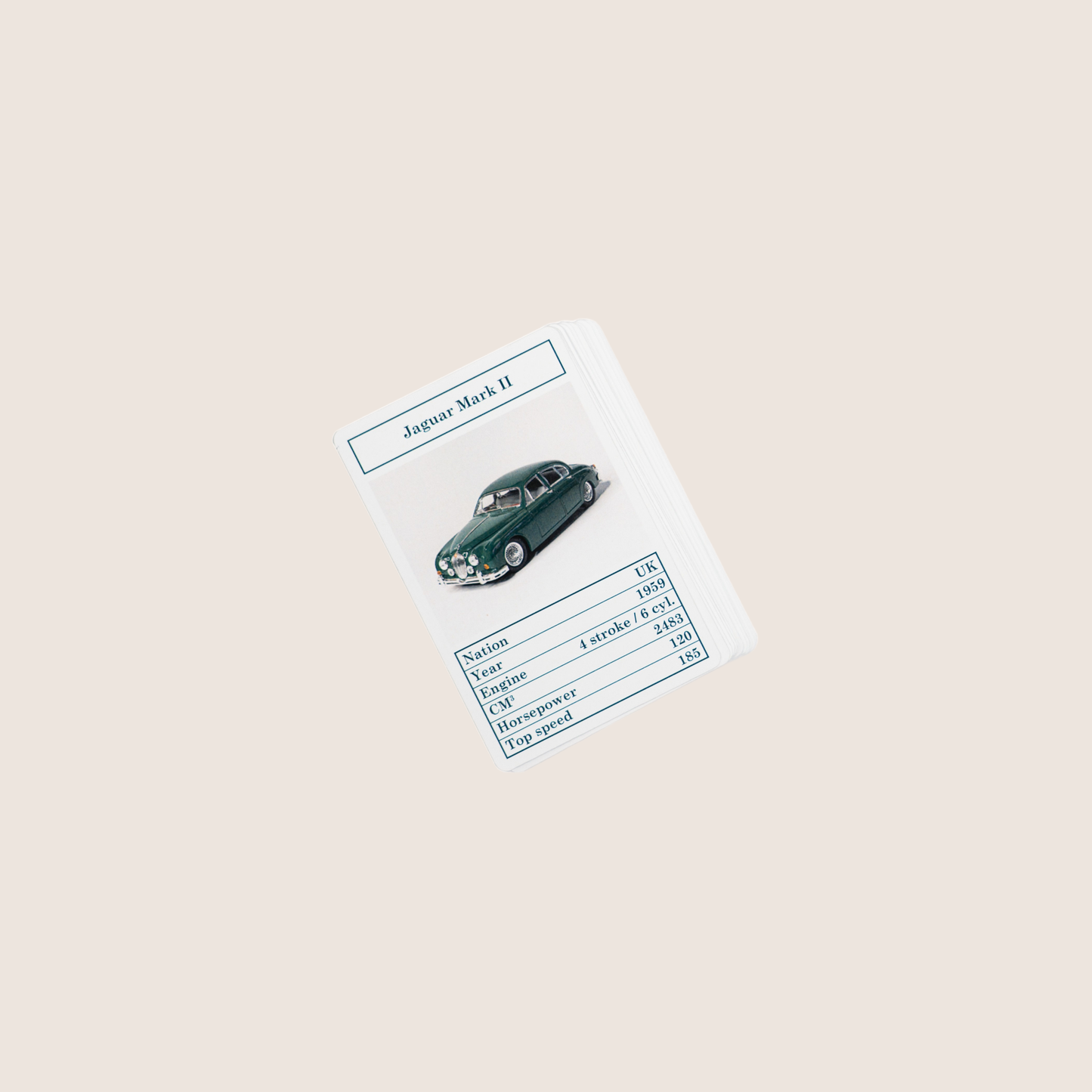 Classic Car House Car Cards - A set of car cards featuring classic cars, designed exclusively by Classic Car House. Perfect for both play and collectors.
