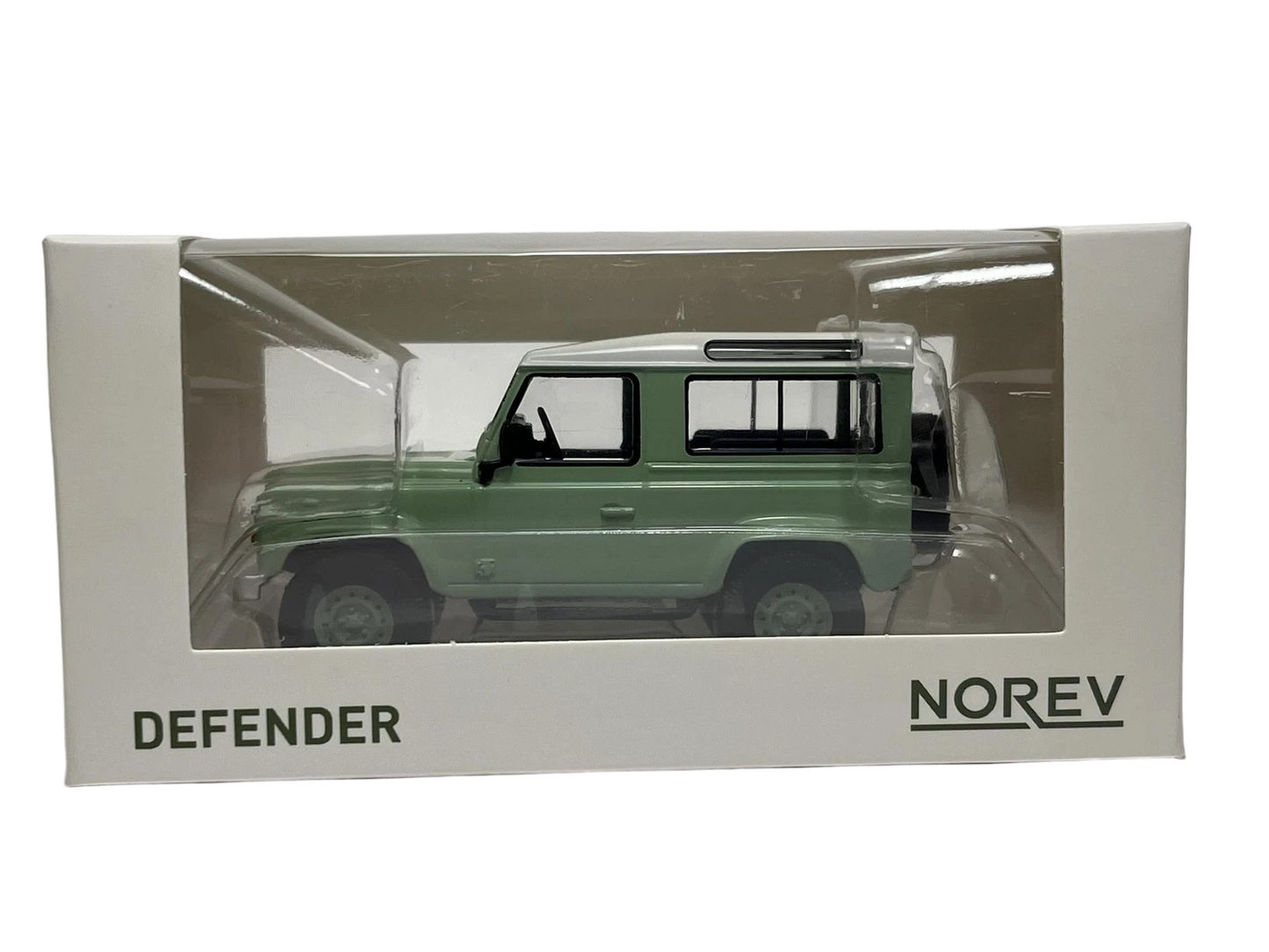 Land Rover Defender 1:43 - Accurately modeled 1:43 scale model of the rugged Land Rover Defender from Norev. Perfect for fans of off-road vehicles and collectors of classic 4x4 vehicles.