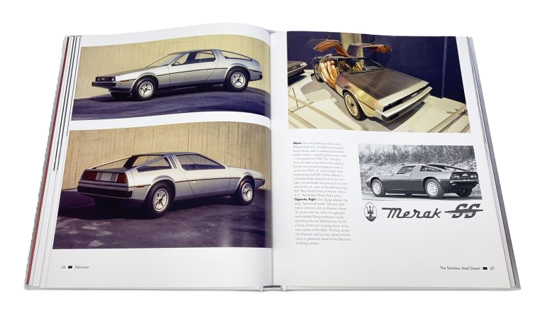 "DeLorean: The Rise, Fall and Second Acts of the DeLorean Motor Company" - Coffee-table book by Matt Stone from 2024 that tells the complete story of John Z. DeLorean and his iconic car from design and production to pop culture resurrection.
