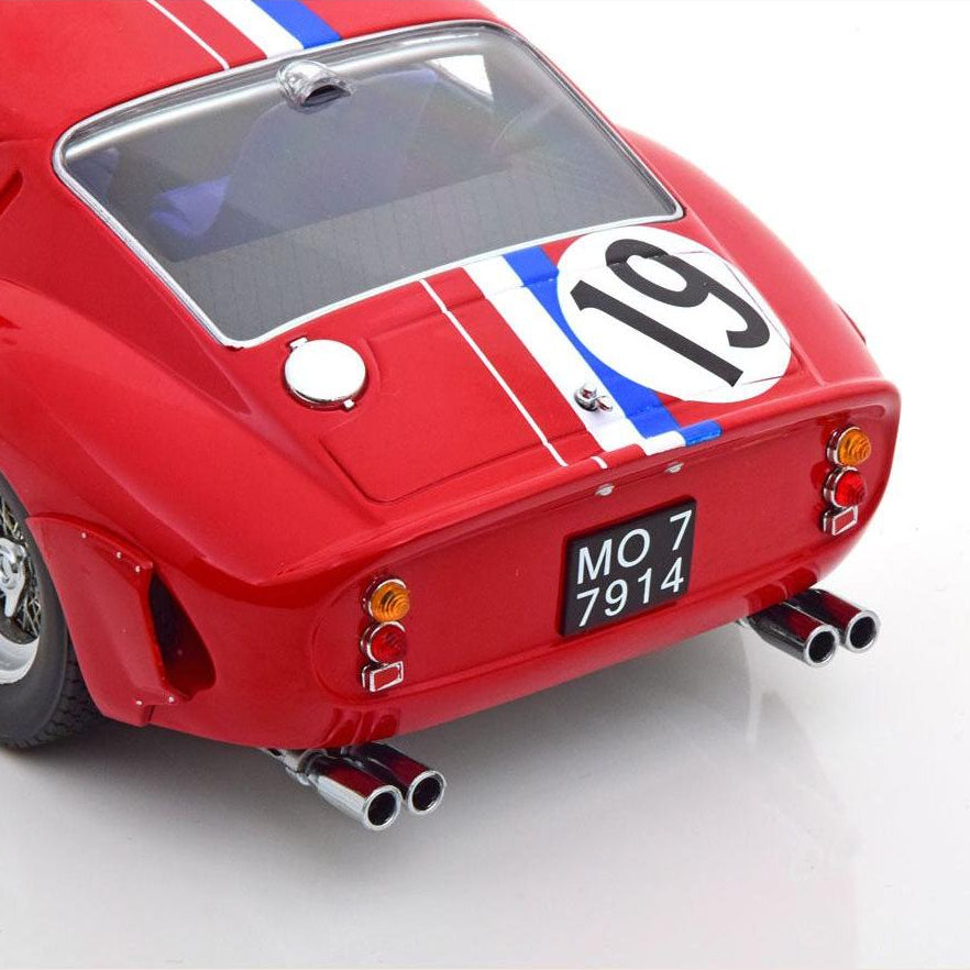 1:18 Ferrari 250 GTO No.19, 2nd 24h Le Mans 1962 - Precision model of the Ferrari 250 GTO, which finished 2nd in Le Mans 1962.