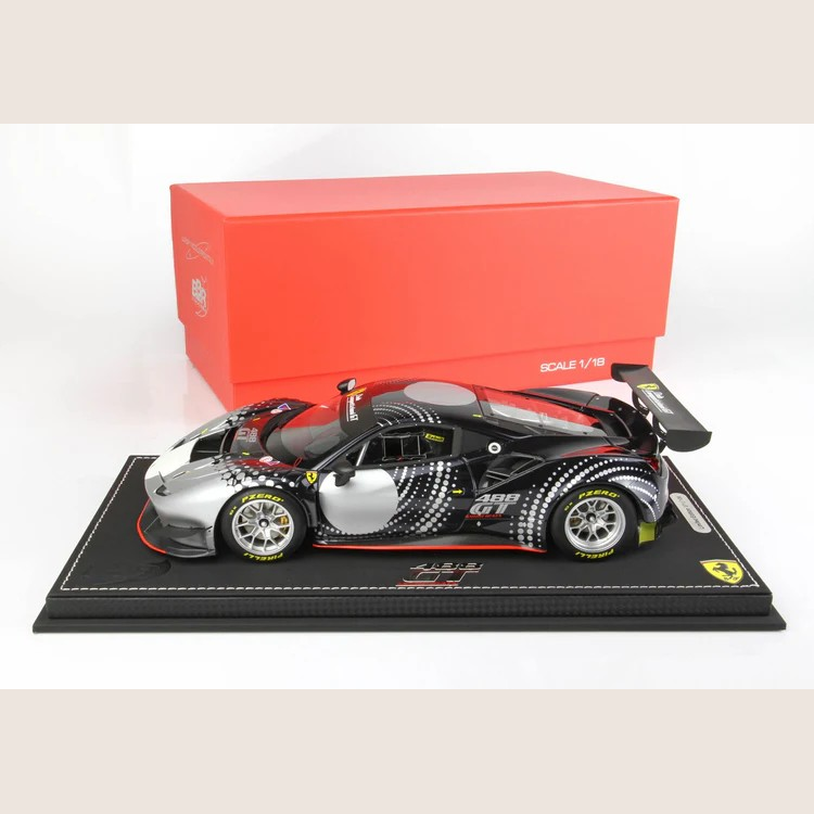 Ferrari 488 1:18 GT Livera Blu NART BBR - Exclusive 1:18 scale model of the Ferrari 488 in Blu NART livery from BBR.