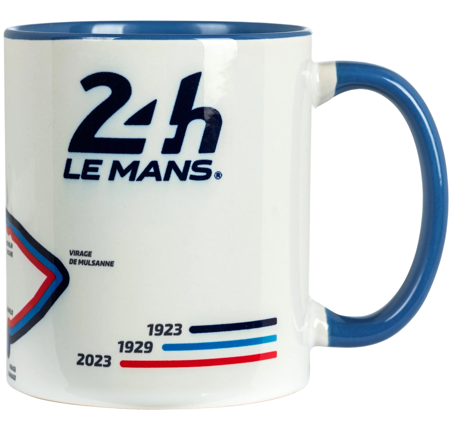 Circuit Evolution Mug - 24H Le Mans: Ceramic mug with graphic evolution of the Le Mans circuit through the ages.