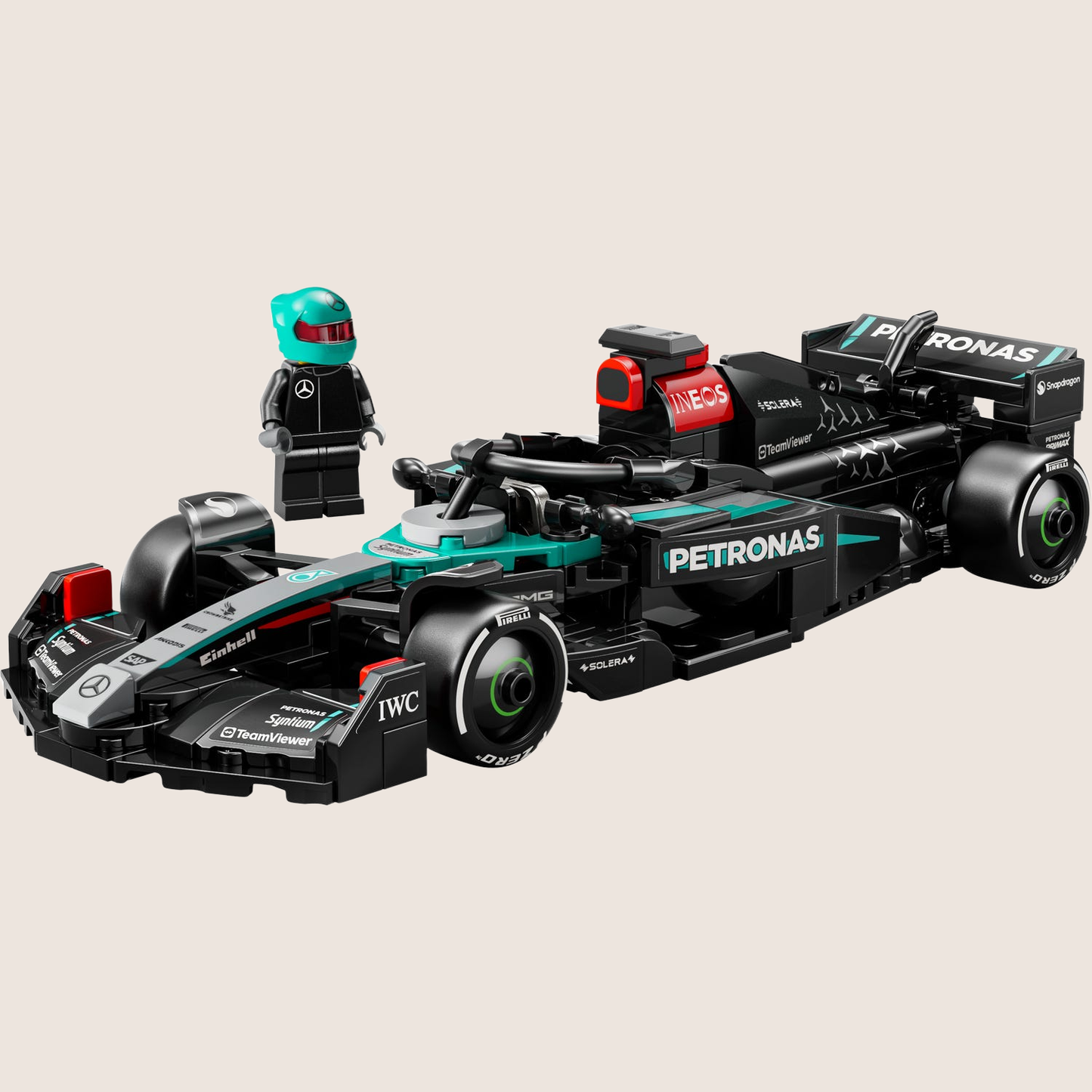 Speed Champions Mercedes AMG F1 Team - Mercedes-AMG Petronas F1 car kit. A must-have model for motorsport enthusiasts.