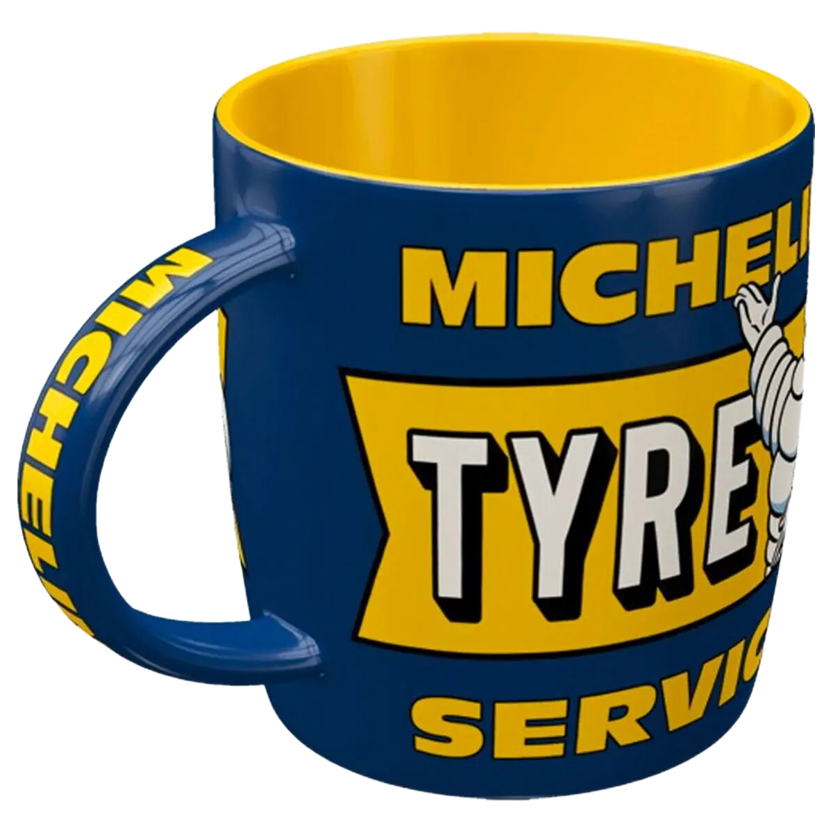 Michelin Tyre Service mug - Michelin Tyre Service enamel mug, a tribute to the tire legend.