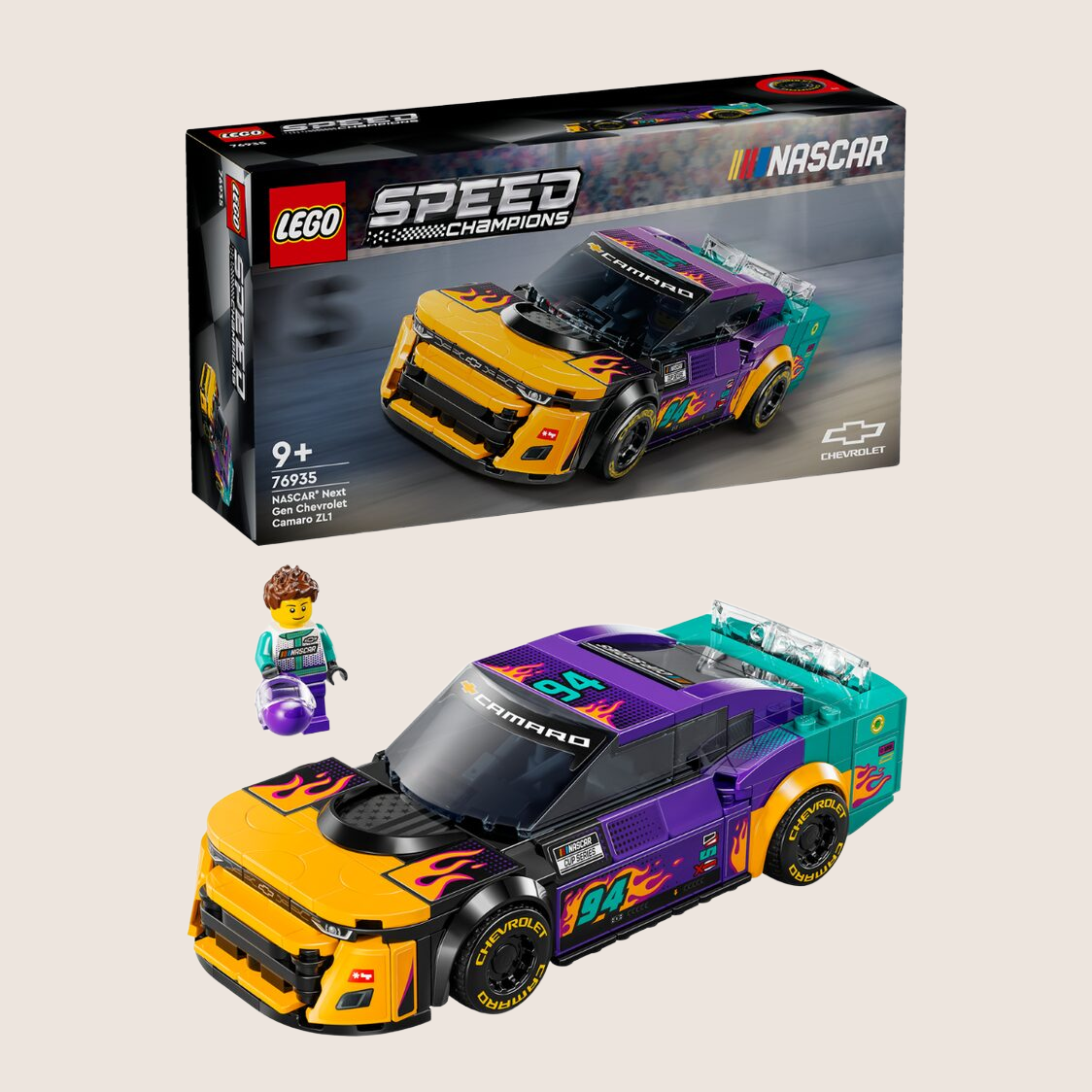 NASCAR® Next Gen Chevrolet Camaro ZL1 - LEGO model of the NASCAR Chevrolet Camaro ZL1.