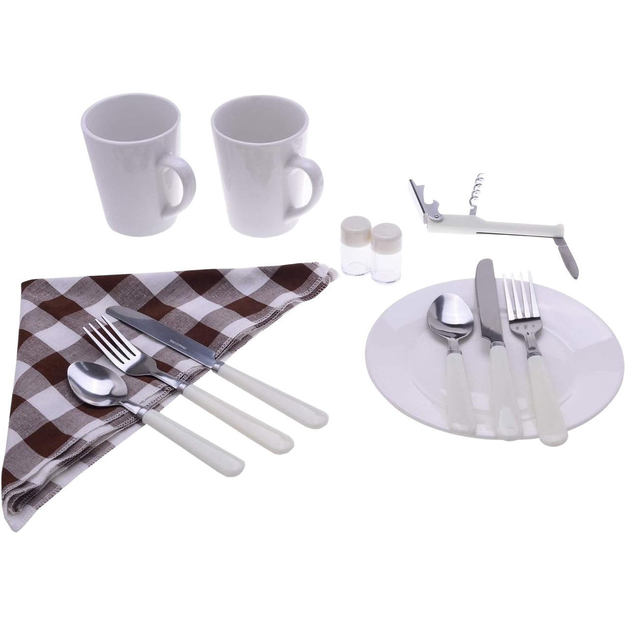 Picnic Basket - Laguiole 2nd pers - Stylish picnic basket for two people, perfect for outdoor fun.