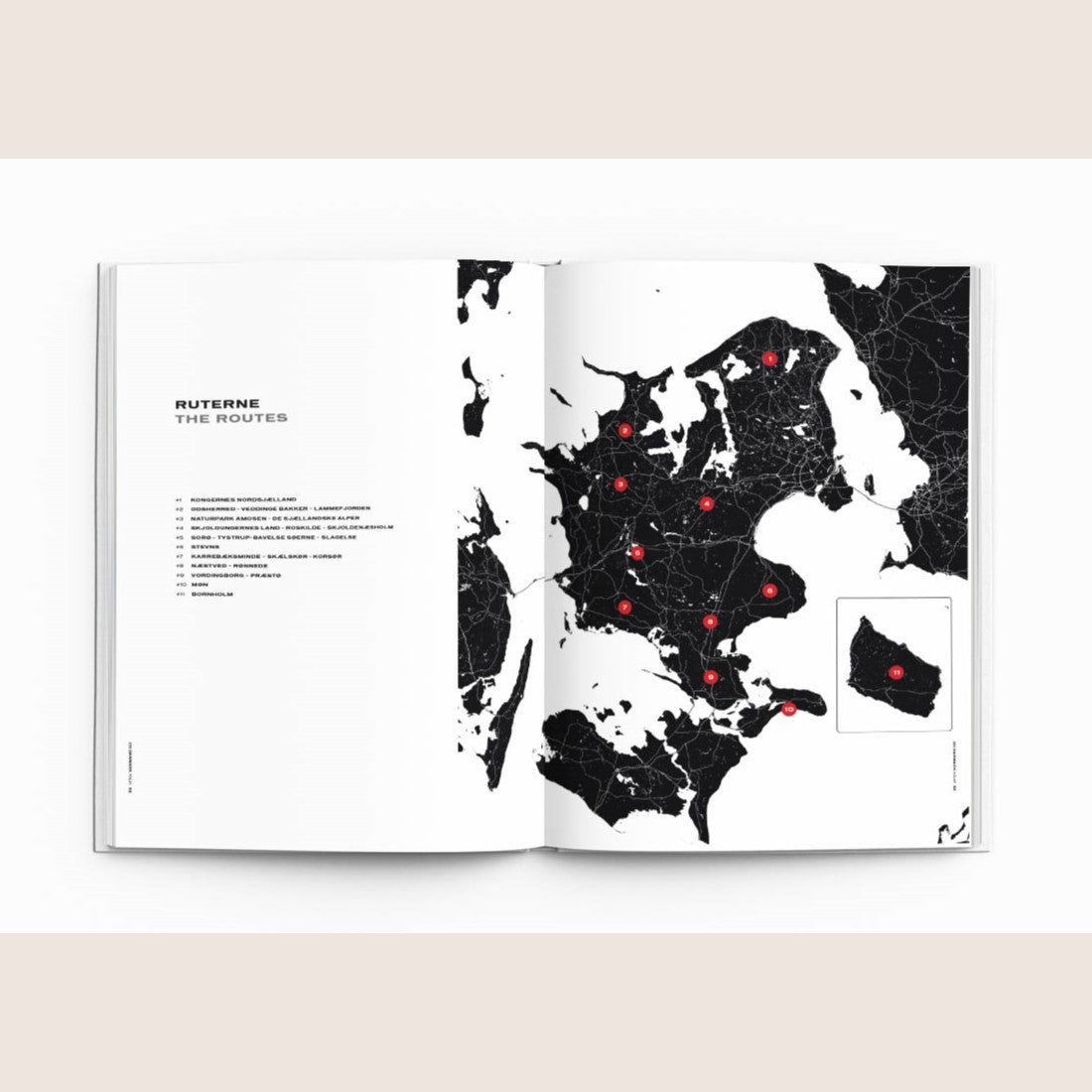 360 Denmark Zealand, Møn, Bornholm (book) - Travel book about Zealand, Møn and Bornholm, with hidden gems and scenic spots.