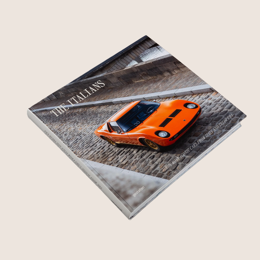 "Beautiful Machines - The Italians" - An exclusive coffee table book celebrating Italian automotive design with stunning photographs and stories about iconic car brands such as Ferrari, Lamborghini and Alfa Romeo. Perfect for design and car enthusiasts.