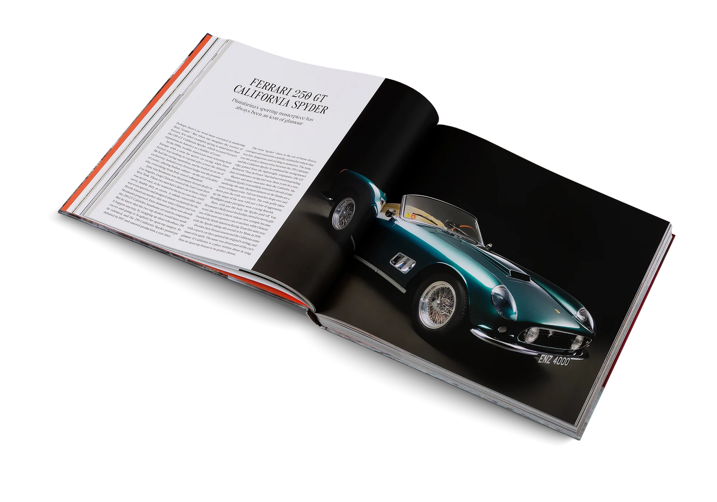 "Beautiful Machines - The Italians" - An exclusive coffee table book celebrating Italian automotive design with stunning photographs and stories about iconic car brands such as Ferrari, Lamborghini and Alfa Romeo. Perfect for design and car enthusiasts.