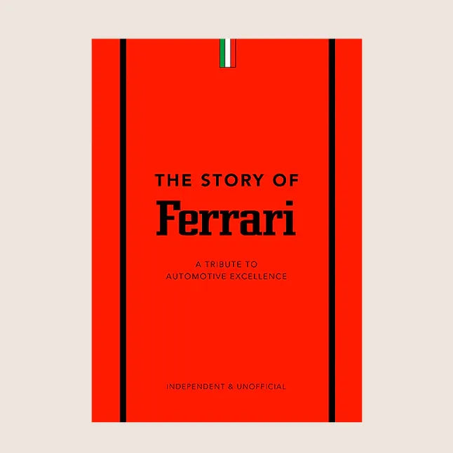 The Story of Ferrari book with history and photographs of iconic Ferrari models