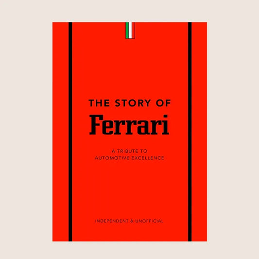 The Story of Ferrari book with history and photographs of iconic Ferrari models
