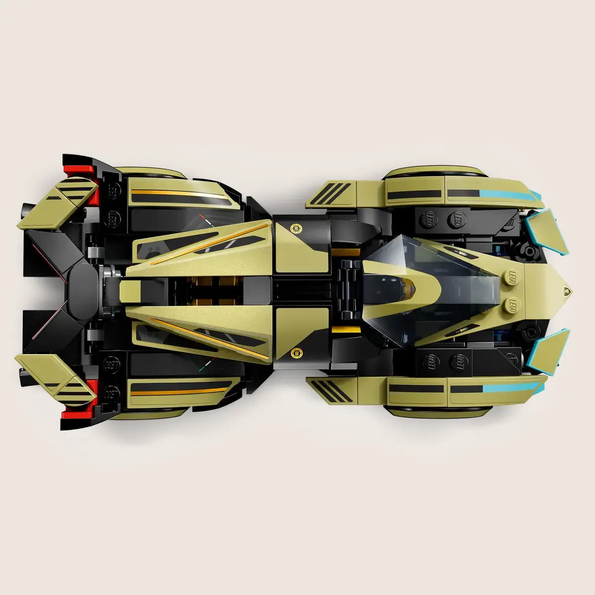 Lamborghini Lambo V12 Vision Gran Turismo - LEGO model of the Lamborghini Lambo V12 Vision Gran Turismo, a futuristic supercar.