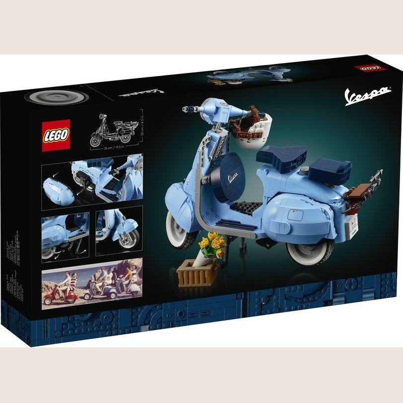 Vespa 125 - LEGO model of the classic Vespa 125 scooter, perfect for collectors.