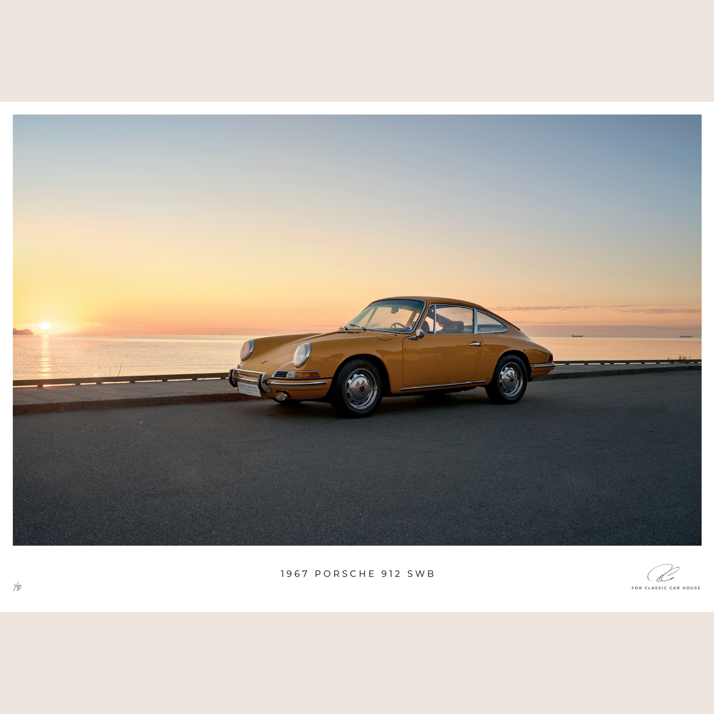 Porsche 912 SWB 1967 Poster 1/50 Limited Edition