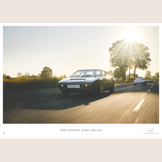 Ferrari Dino 308 GT4 1976 Poster 1/50 Limited Edition