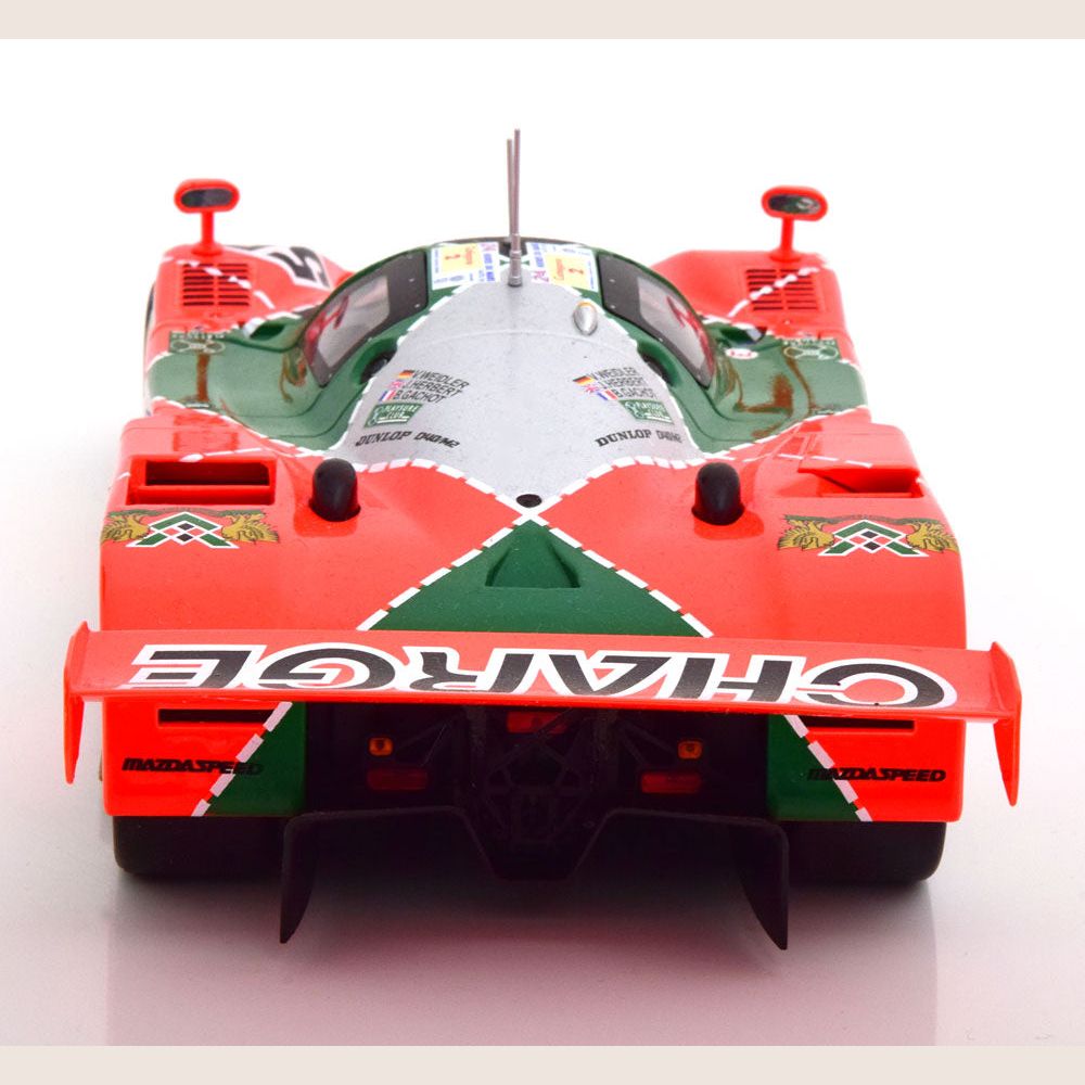 1:18 MAZDA 787 B WINNER 24H LE MANS 1991 - 1:18 scale model of the Mazda 787B, winner of Le Mans 1991, ideal for motorsport collections.