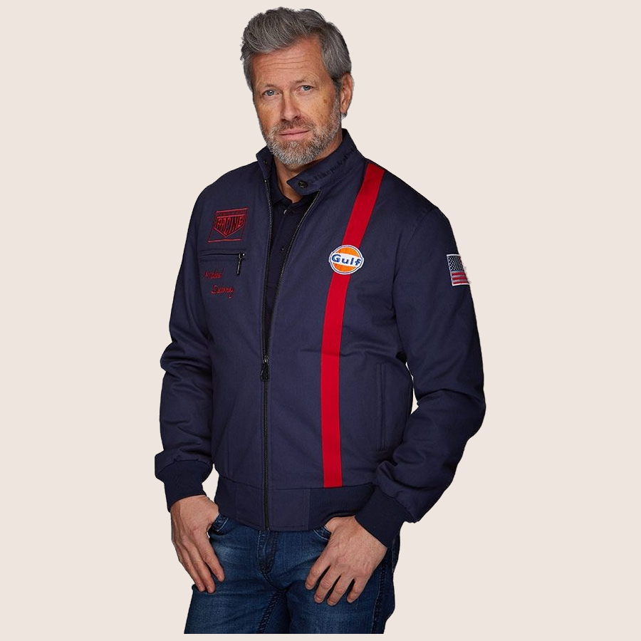 MD Blouson jacket navy - Navy blue MD Blouson jacket, a timeless addition to your wardrobe.