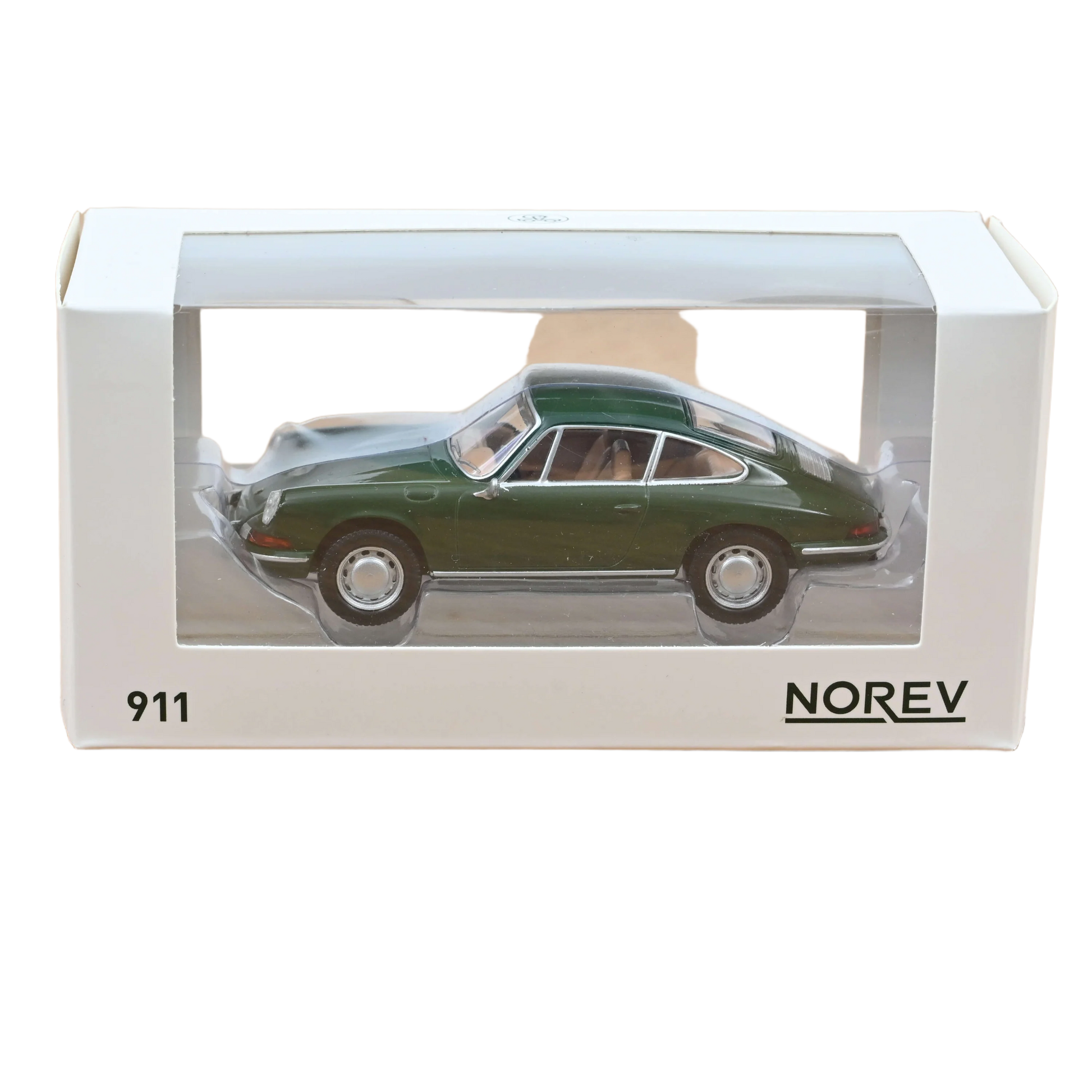 Porsche 911 Green 1:43 Norev - Model of the Porsche 911 in green from Norev, scale 1:43.