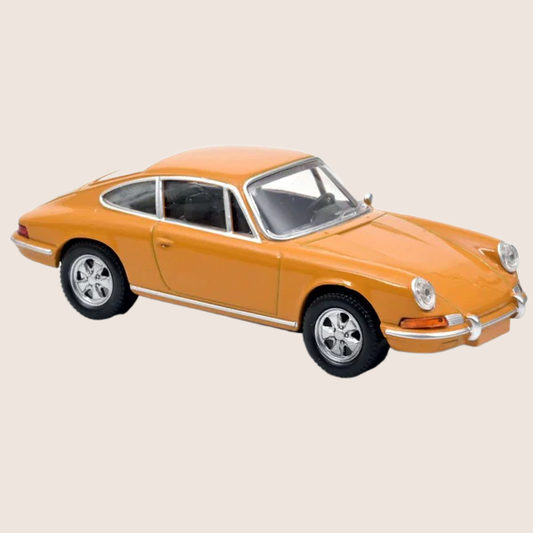 Porsche 911 1:43 Bahama Yellow Norev - Detailed model car in classic Bahama Yellow, perfect for collectors and Porsche enthusiasts.
