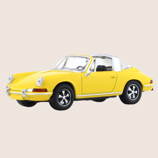 Porsche 911 Targa 1969 1:43 - 1:43 scale miniature model of the classic Porsche 911 Targa from 1969. Beautiful reproduction with period details and iconic targa roof. Perfect for collectors and Porsche enthusiasts.