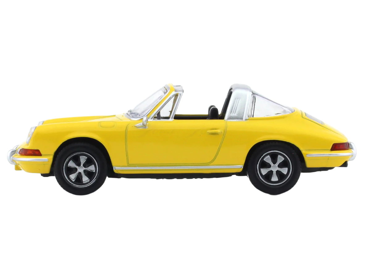 Porsche 911 Targa 1969 1:43 - 1:43 scale miniature model of the classic Porsche 911 Targa from 1969. Beautiful reproduction with period details and iconic targa roof. Perfect for collectors and Porsche enthusiasts.