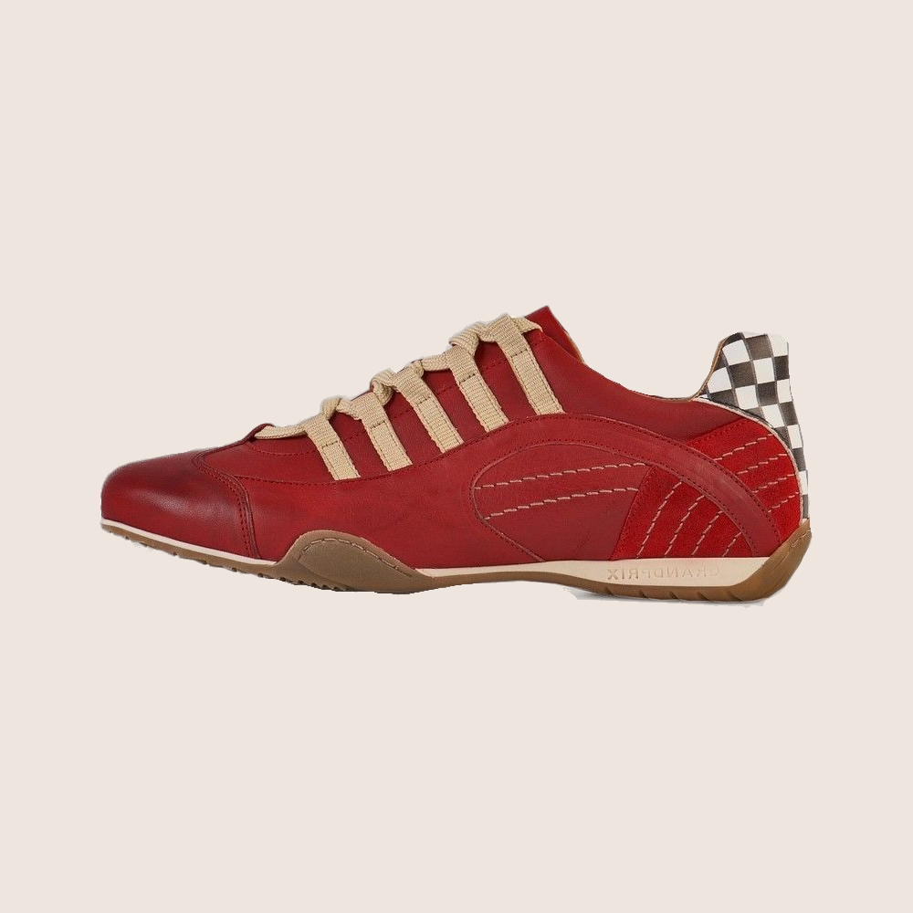 GPO Racing Sneaker Corsa Rosso - Sporty racing sneaker in Corsa Rosso, perfect for speed enthusiasts.