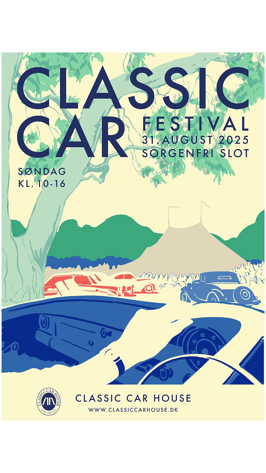 Classic Car Festival Sorgenfri 2025 Poster
