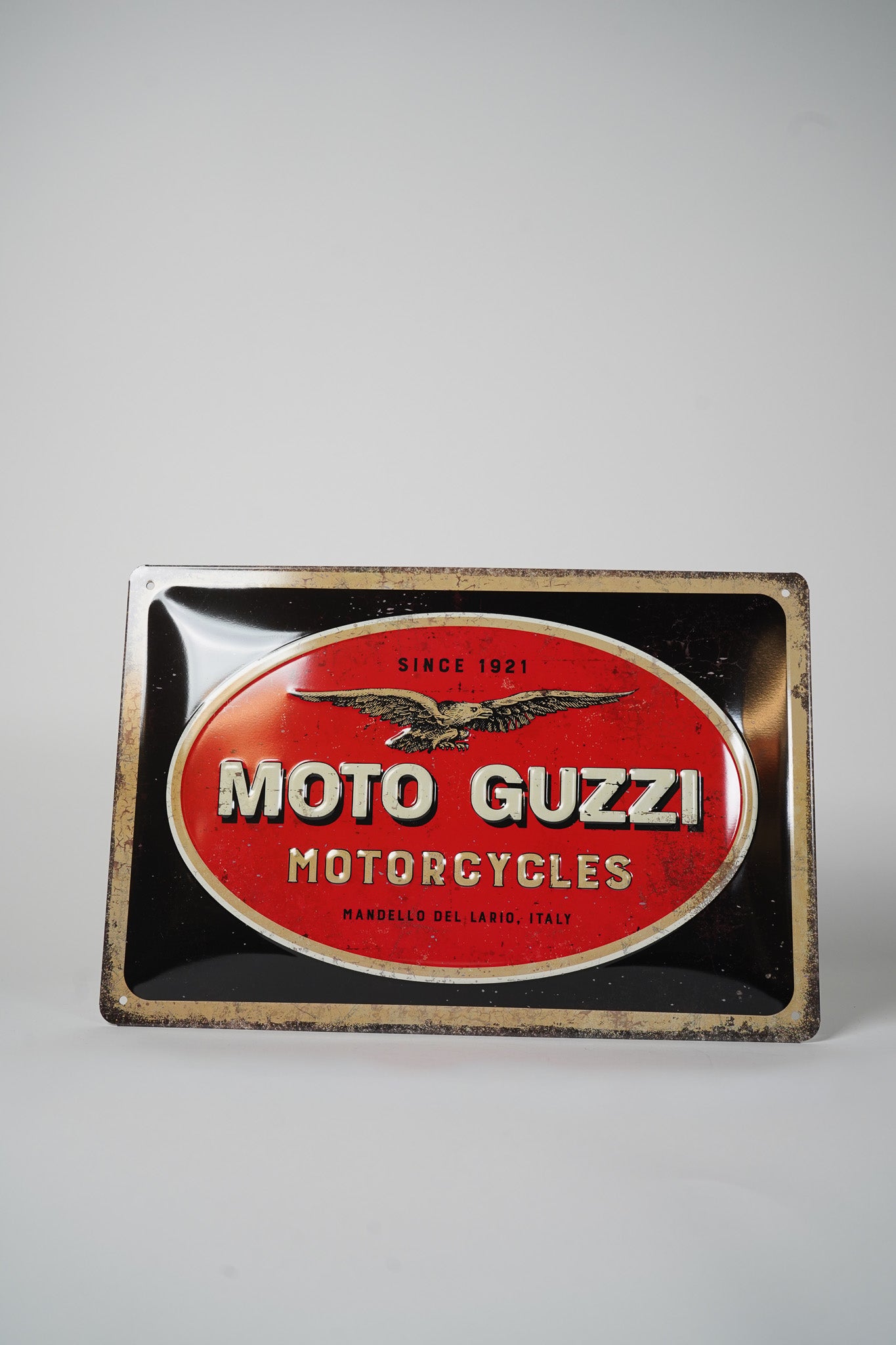 Moto Guzzi Red Sign 20x30cm