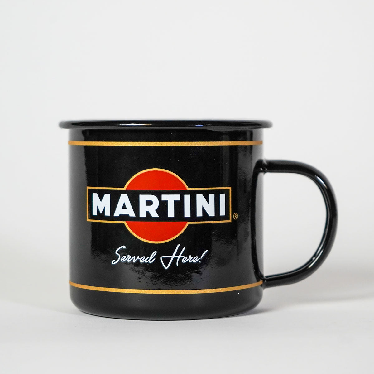 Martini Served Here Enamel Mug