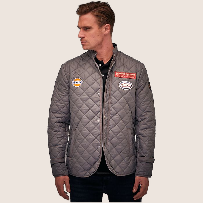 Gentlemen Driver Grey - Elegant gray jacket for gentleman drivers, for a sophisticated and comfortable look.