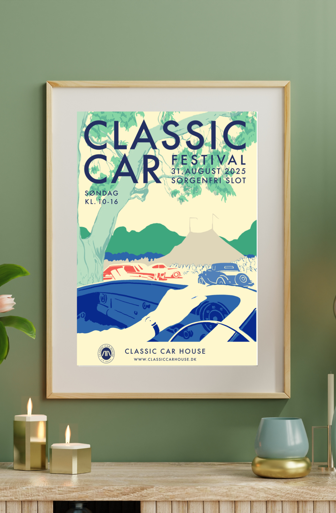 Classic Car Festival Sorgenfri 2025 Poster