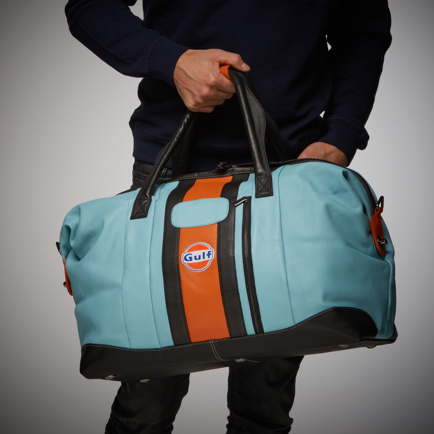 Gulf Travelbag Big Gulf Blue - Large travel bag in Gulf blue design.