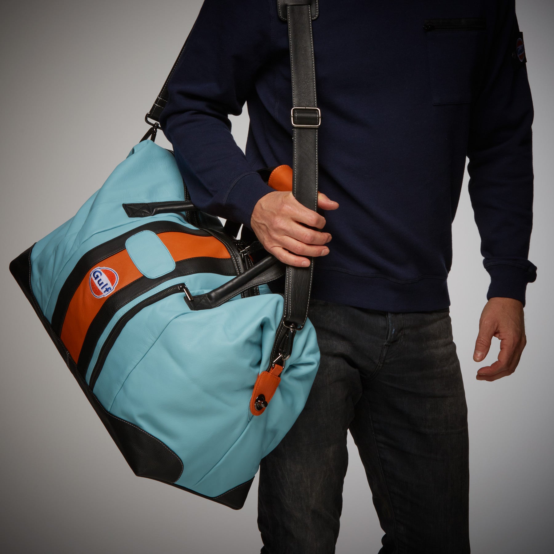 Gulf Travelbag Big Gulf Blue - Large travel bag in Gulf blue design.
