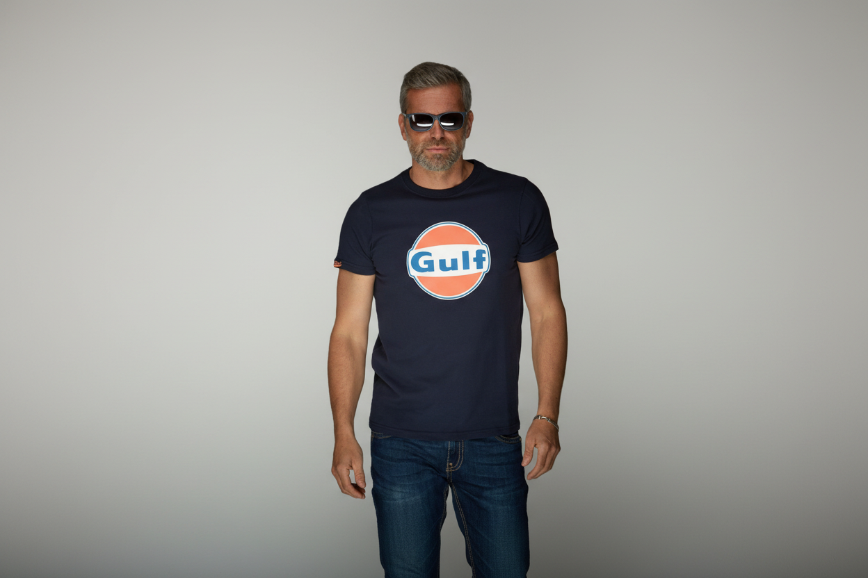 Gulf Dry-T Navy Blue - Comfortable Gulf Dry T-shirt in navy blue, perfect for casual style.