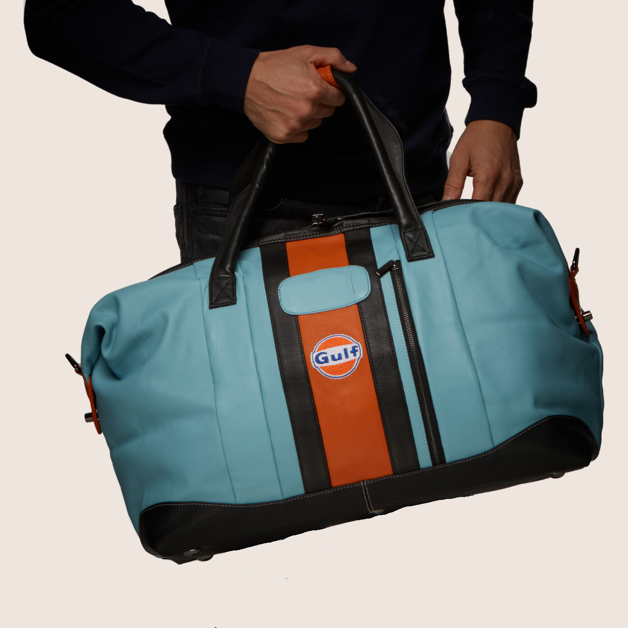 Gulf Travelbag Big Gulf Blue - Large travel bag in Gulf blue design.