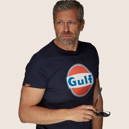 Gulf Dry-T Navy Blue - Comfortable Gulf Dry T-shirt in navy blue, perfect for casual style.