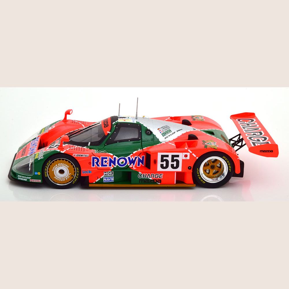 1:18 MAZDA 787 B WINNER 24H LE MANS 1991 - 1:18 scale model of the Mazda 787B, winner of Le Mans 1991, ideal for motorsport collections.