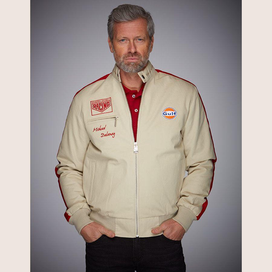 MD Blouson jacket sand - Modern MD Blouson jacket in sand color, ideal for a classic look.