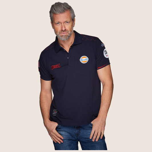 M. Delaney Polo (Navy Blue) - Exclusive M. Delaney polo in navy blue, a stylish choice.