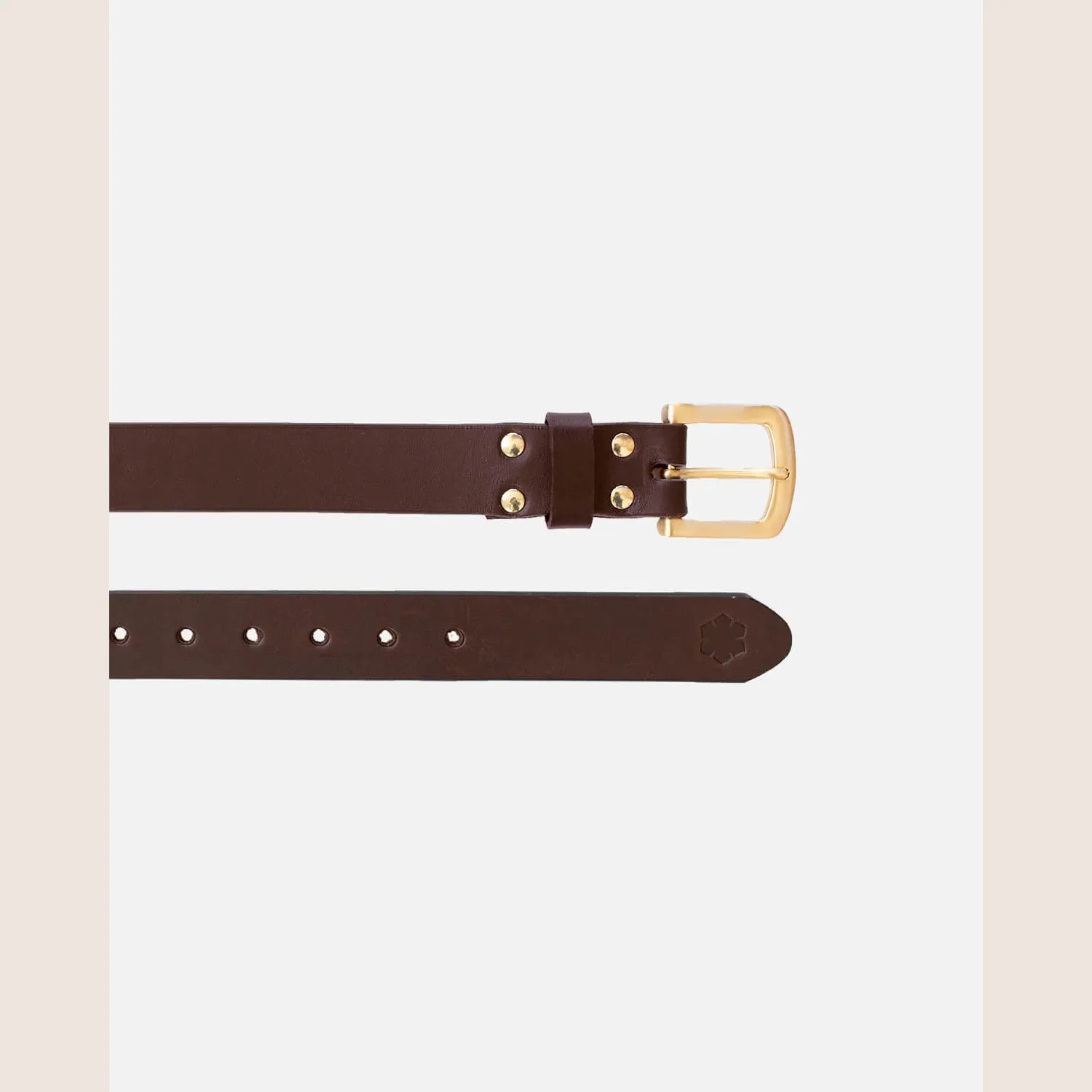 BUCKINGHAM BELT GOLD - Black - Stylish black leather belt with gold buckle, perfect for both formal and casual outfits.