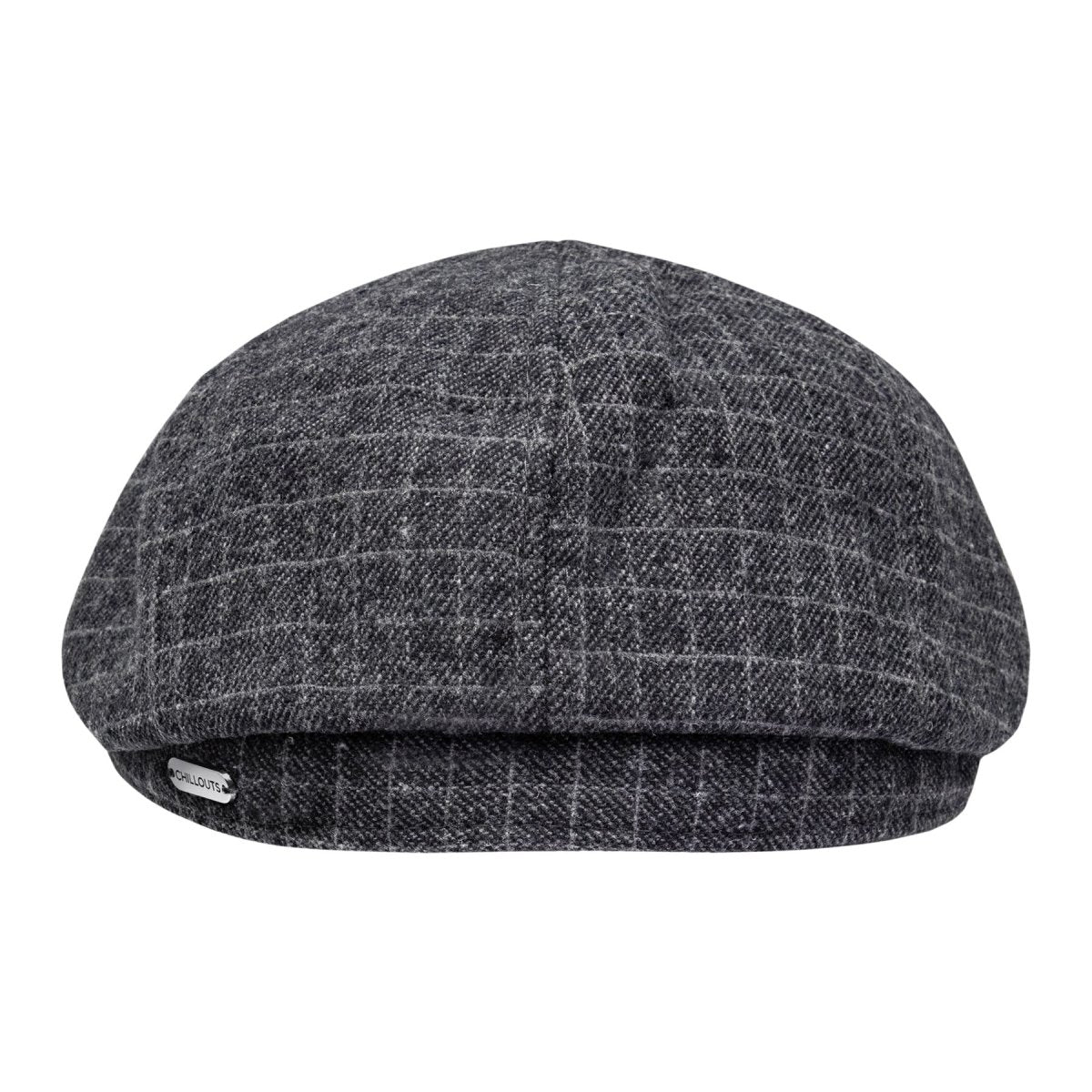 Ronald Hat Grey Melange - Elegant cap in gray melange, perfect for sophisticated everyday wear.