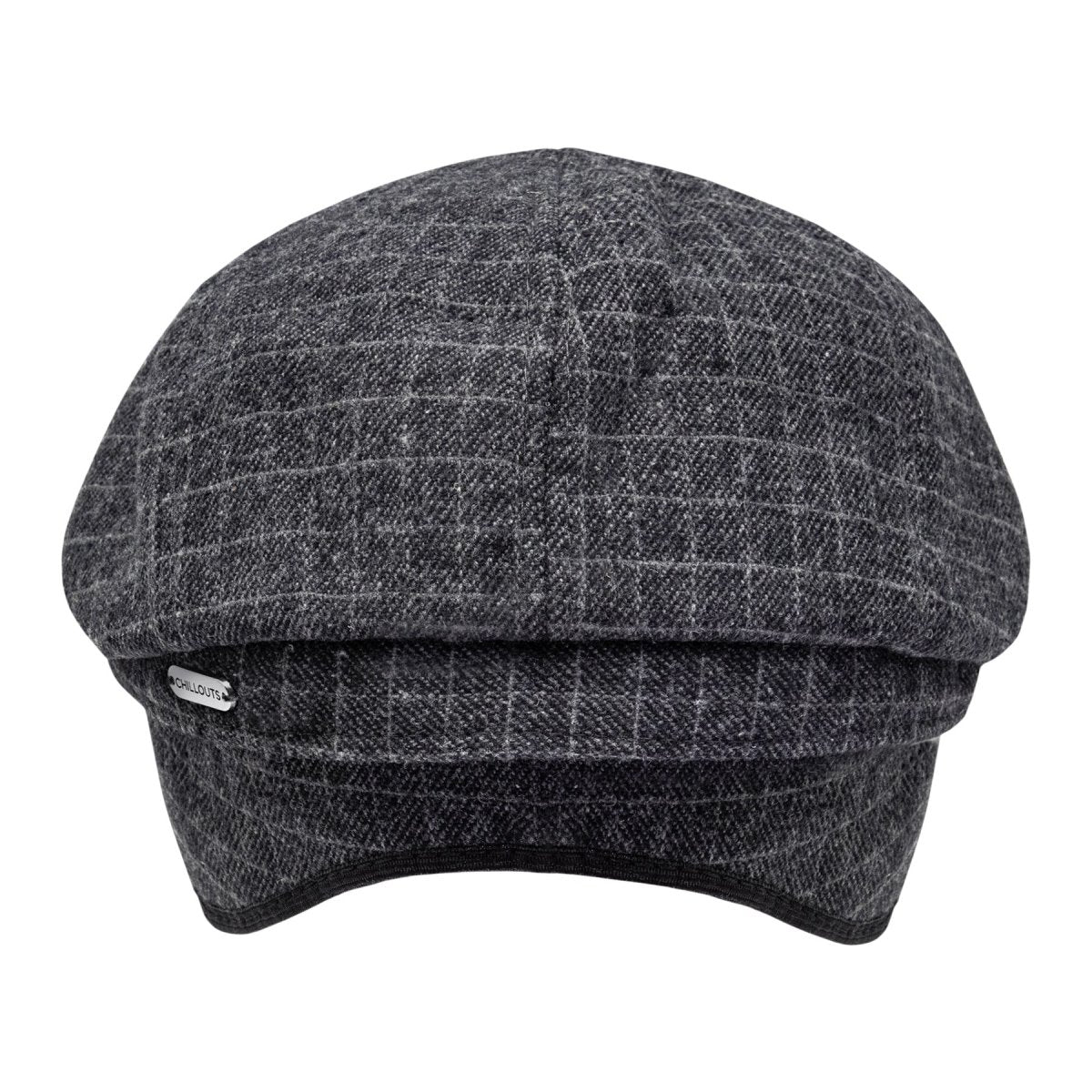 Ronald Hat Grey Melange - Elegant cap in gray melange, perfect for sophisticated everyday wear.